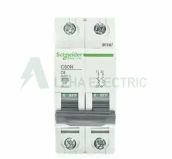 کلید مینیاتوری 2 پل 6 امپر اشنایدر - الفا الکتریک