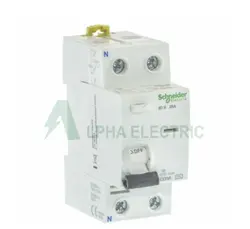 محافظ جان ترکیبی RCBO دو پل 25 امپر اشنایدر - الفا الکتریک