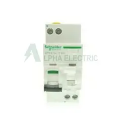 محافظ جان ترکیبی RCBO دو پل 25 امپر اشنایدر - الفا الکتریک