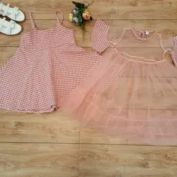 پیراهن دو تیکه دخترانه