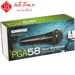قیمت خرید میکروفون باسیم شور 58 | SHURE PGA 58 - فروشگاه بتاترون