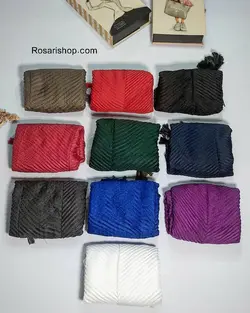 خرید و قیمت شال ژاکارد پلیسه در 10 رنگ متفاوت از روسری شاپ