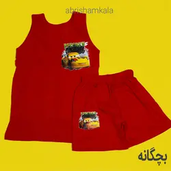 ست لباس زیر بچگانه 170021، دارای رنگ بندی متنوع، جنس نخی