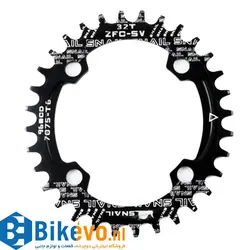 سینی طبق مثبت-منفی بیضی SNAIL Chainring BCD96 Oval