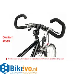فرمان پروانه ای تنظیم شو RIDERACE 90degree folding bicycle butterfly handlebar