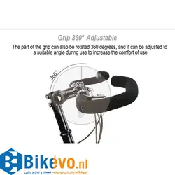 فرمان پروانه ای تنظیم شو RIDERACE 90degree folding bicycle butterfly handlebar