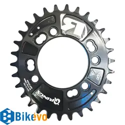 سینی بیضی طبق کوهستان Rotor Q-Rings QX1 MTB Chainring 4-arm 76mm 1x11-speed Narrow-Wide 30T - فروشگاه دوچرخه حرفه ای بایکیوو Bikevo.nl