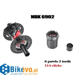 ست توپی ARC Factory MT009 4 in 1 Hub bearings 28 holes 6pawls 3teeth MTB