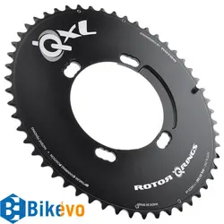 سینی بیضی طبق جاده Rotor QXL-Rings Shimano 4-arm 110x4 BCD Aero Road Chainring oval 54T - فروشگاه دوچرخه حرفه ای بایکیوو Bikevo.nl
