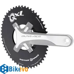 سینی بیضی طبق جاده Rotor QXL-Rings Shimano 4-arm 110x4 BCD Aero Road Chainring oval 54T - فروشگاه دوچرخه حرفه ای بایکیوو Bikevo.nl