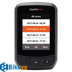 کامپیوتر دوچرخه سواری Xplova X3 GPS Cycling Computer Full Bundle
