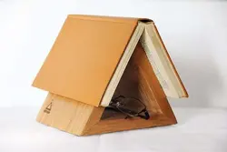 بوک مارک ایستاده چوبی کتاب (نشان لای کتاب)