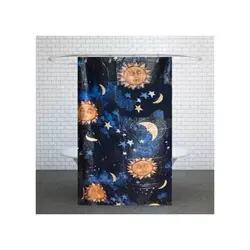 پرده حمام مدل آفتاب مهتاب سایز 180× 240 سانتی‌ متر