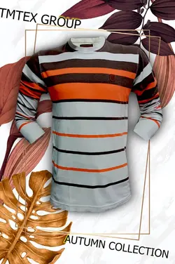 تی شرت سنگ شور یقه گرد تمام چاپ