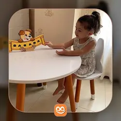 میز کودک چوپا مدل گرد