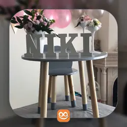 میز کودک چوپا مدل گرد