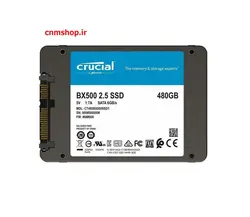 حافظه SSD کروشیال مدل Crucial BX500 480GB - فروشگاه اینترنتی ندای موثق