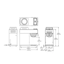 دستگاه قهوه‌ساز فیلتری Bunn مدل VP17-2 - تاکسی قهوه | مرجع تخصصی مقایسه و خرید قهوه