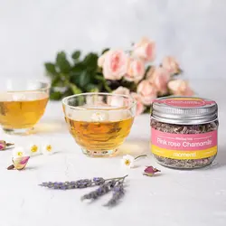 دم‌نوش Pink Rose Chamomile مومنتی