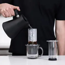 قهوه‌ساز اروپرس AeroPress Clear | تاکسی قهوه | مرجع تخصصی مقایسه و خرید قهوه
