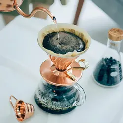 دریپر مسی V60 هاریو – سایز 02 | تاکسی قهوه | مرجع تخصصی مقایسه و خرید قهوه