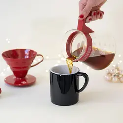 ست دم‌آوری V60 هاریو سایز 2 (قرمزرنگ) مدل VCSD-02