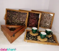 سینی چوب ترمو برند زینو کد طرح O