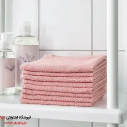 حوله ایکیا مدل KORNAN بسته چهار تائی صورتی