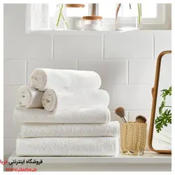 حوله ایکیا مدل HAREN بسته چهار تائی سفید