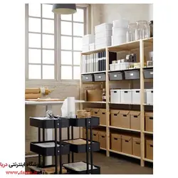 ترولی ایکیا مدل RASKOG رنگ مشکی