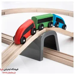 ست بازی قطار چوبی ایکیا مدل LILLABO
