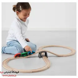 ست بازی قطار چوبی ایکیا مدل LILLABO