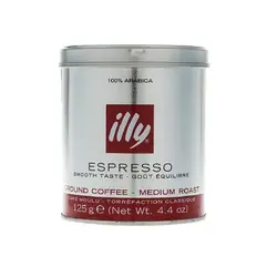 پودر قهوه مدیوم رست اسپرسو ۱۲۵ گرمی ایلی