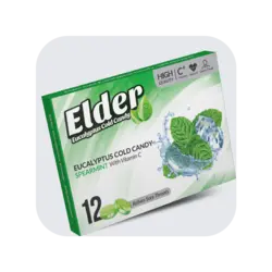 آبنبات اكالیپتوس با طعم نعناع جعبه مقوايي 12 عددي