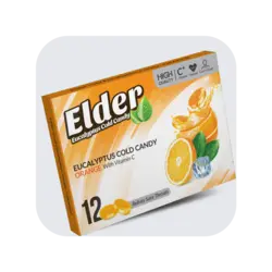 آبنبات اكالیپتوس با طعم پرتقال جعبه مقوايي 12 عددي