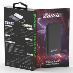 پاور بانک Zoltrix ZX810-PQ با ظرفیت 10000mAh