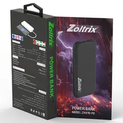پاور بانک Zoltrix ZX810-PD با ظرفیت 10000mAh