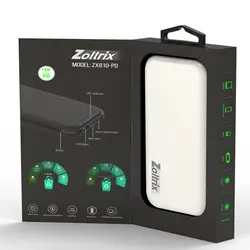 پاور بانک Zoltrix ZX810-PD با ظرفیت 10000mAh