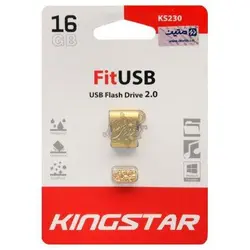 فلش مموری 16گیگ کینگ استار مدل Fit KS230 - فروشگاه اینترنتی دهکده استور