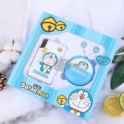 پک هدیه پاوربانک و هندزفری فانتزی طرح حیوانات