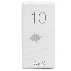 شارژر همراه اوآک مدل PN-10 ظرفیت 10000میلی آمپر ساعت - فروشگاه اینترنتی دهکده استور