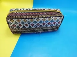 جامدادی تک زیپ طرح جاجیم بزرگ