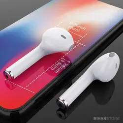 هندزفری بلوتوث طرح اپل ایرپاد - Airpods i7s - فروشگاه اینترنتی دهکده استور