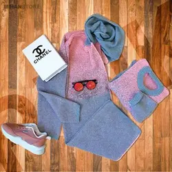ست بافت مردانه و زنانه Pink - فروشگاه اینترنتی دهکده استور