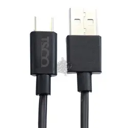 کابل شارژ و دیتا تایپ سی تسکو TC C181 - فروشگاه اینترنتی دهکده استور