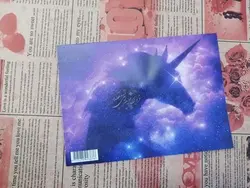 پوشه دکمه دار A4 طرح تک شاخ - فروشگاه اینترنتی دهکده استور