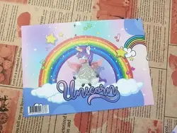 پوشه دکمه دار A4 طرح یونیکورن - فروشگاه اینترنتی دهکده استور