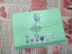 پوشه دکمه دار A4 طرح کاکتوس - فروشگاه اینترنتی دهکده استور