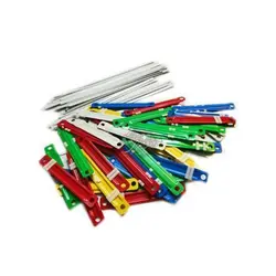 گیره پوشه رنگی پلاستیکی CBS - فروشگاه اینترنتی دهکده استور