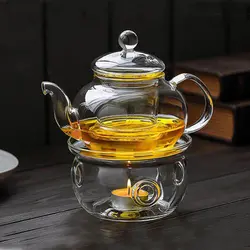 قوری پیرکس همراه با پایه وارمر کد ۴۳۲۱۰۰۱